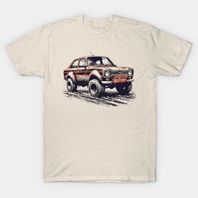 Ford Escort T-Shirt by Vehicles-Art